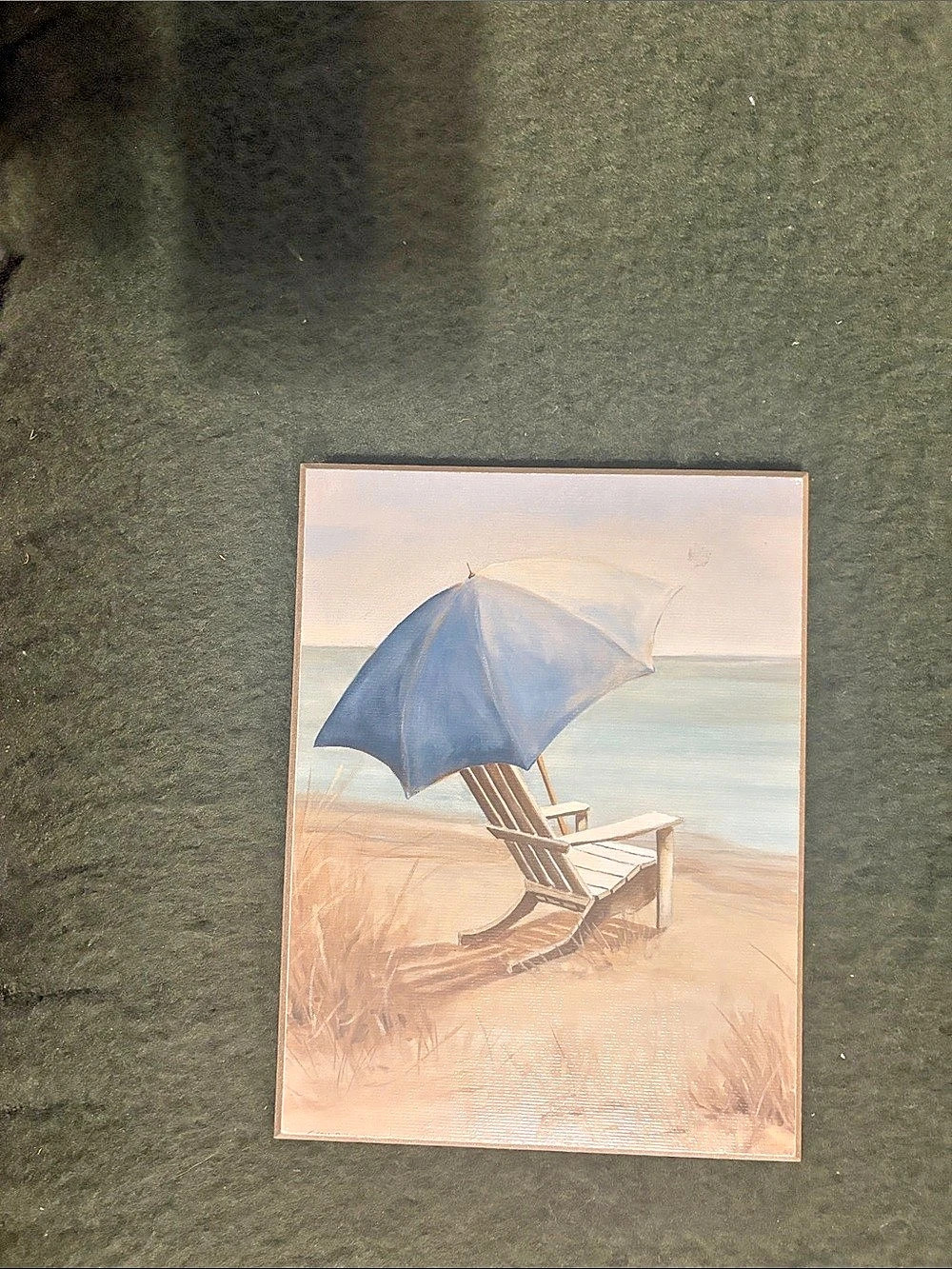 Framed Beach Umbrella Wall Art Set - Picture 3 of 4